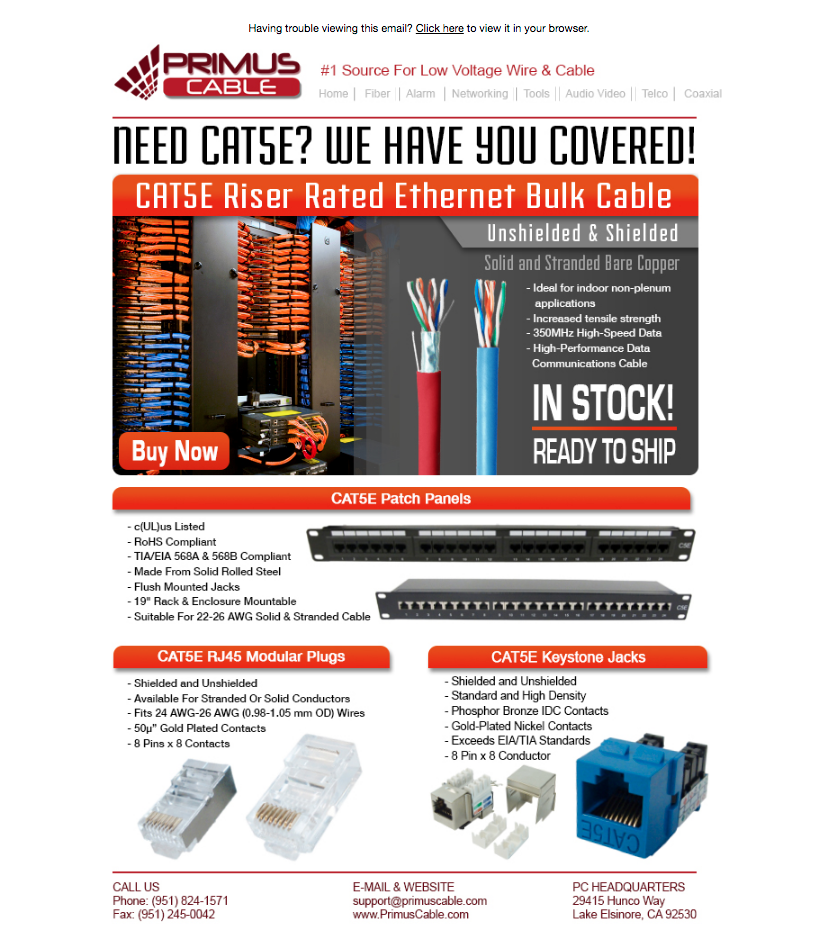 CAT6 Email