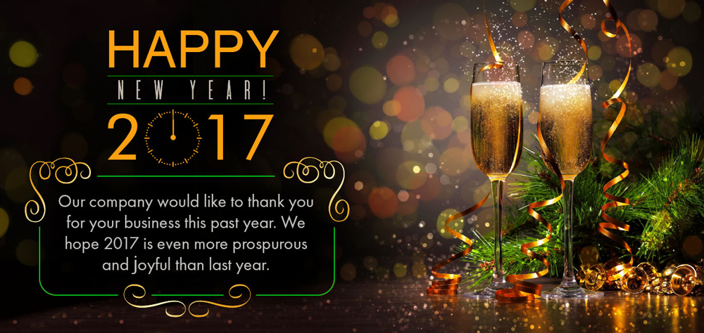 New Year advertisment